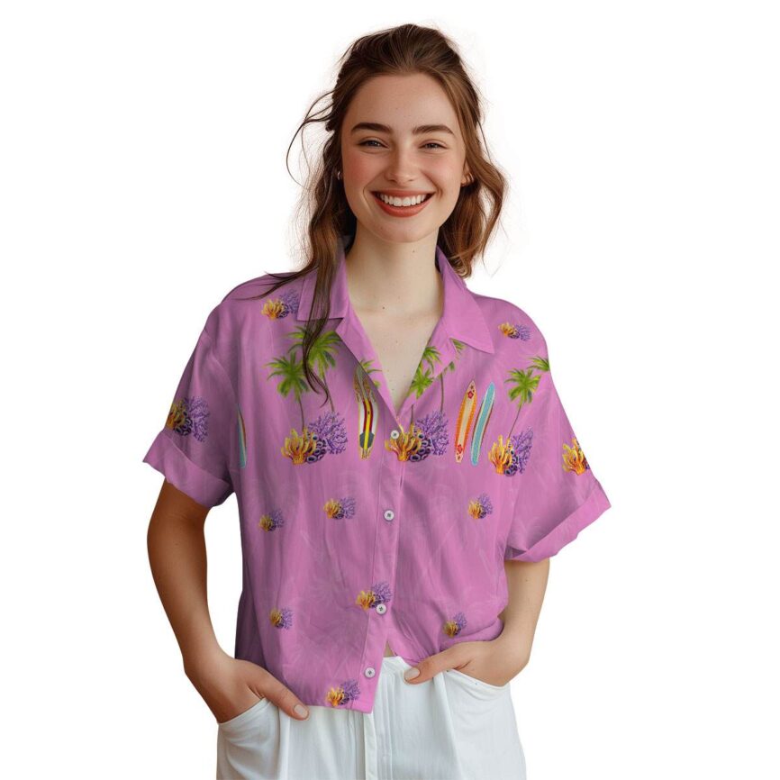 Coral Island Theme Hawaiian Shirt Top rated