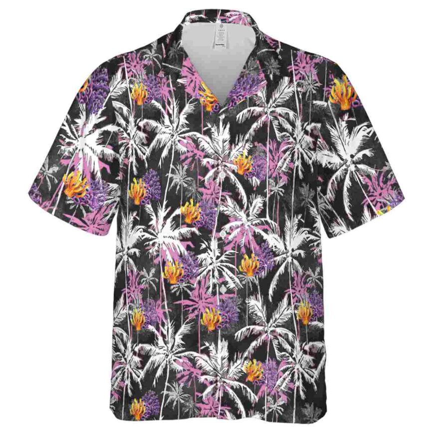 Coral Palm Themed Hawaiian Shirt Fashion forward