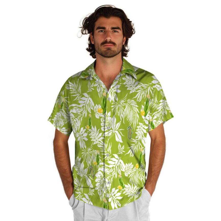 Corn Bold Foliage Hawaiian Shirt New Arrival