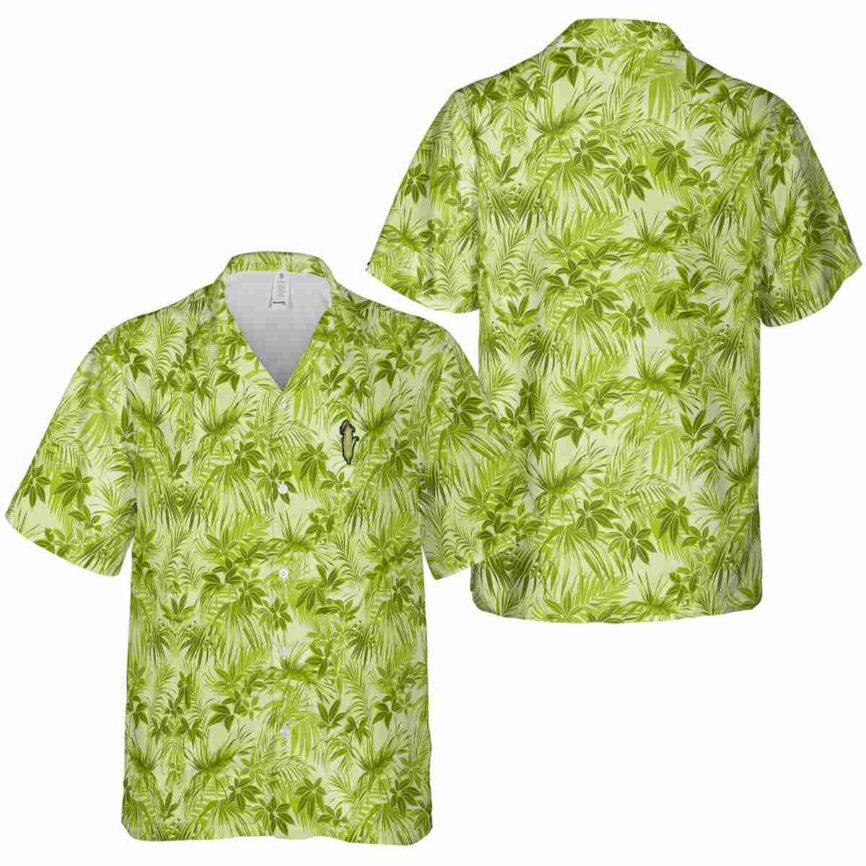 Corn Foliage Print Hawaiian Shirt Premium grade