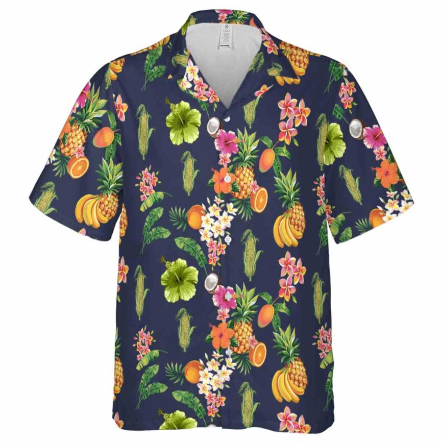 Corn Fruit Pattern Hawaiian Shirt Fashion forward