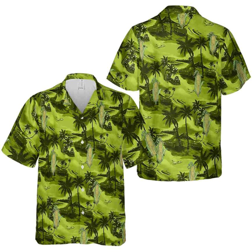 Corn Island Beach Hawaiian Shirt Premium grade