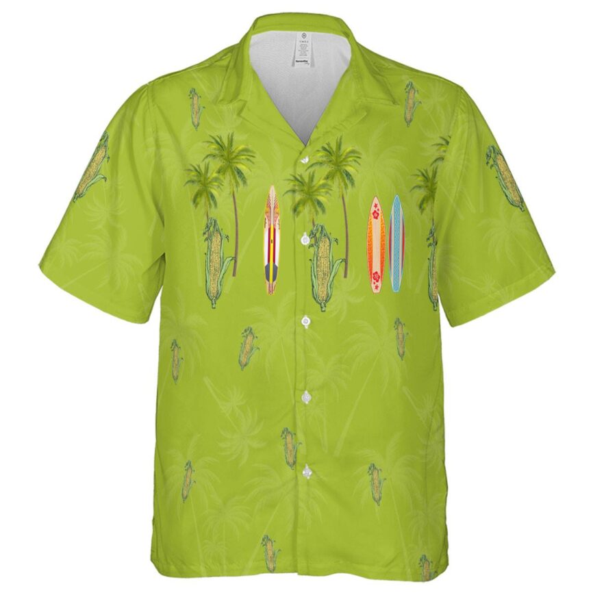 Corn Island Theme Hawaiian Shirt Fashion forward