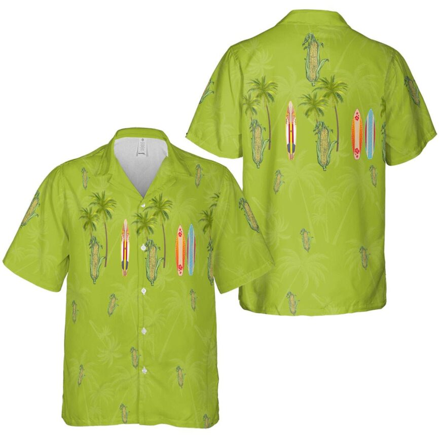 Corn Island Theme Hawaiian Shirt Premium grade