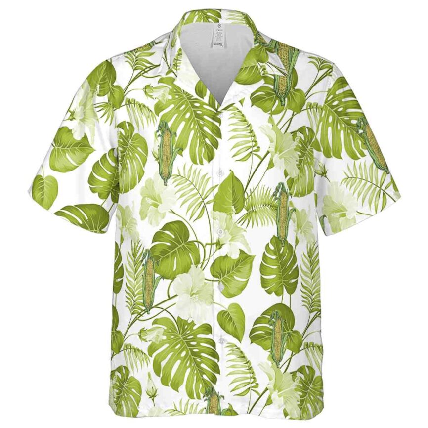 Corn Leaf Pattern Hawaiian Shirt Fashion forward