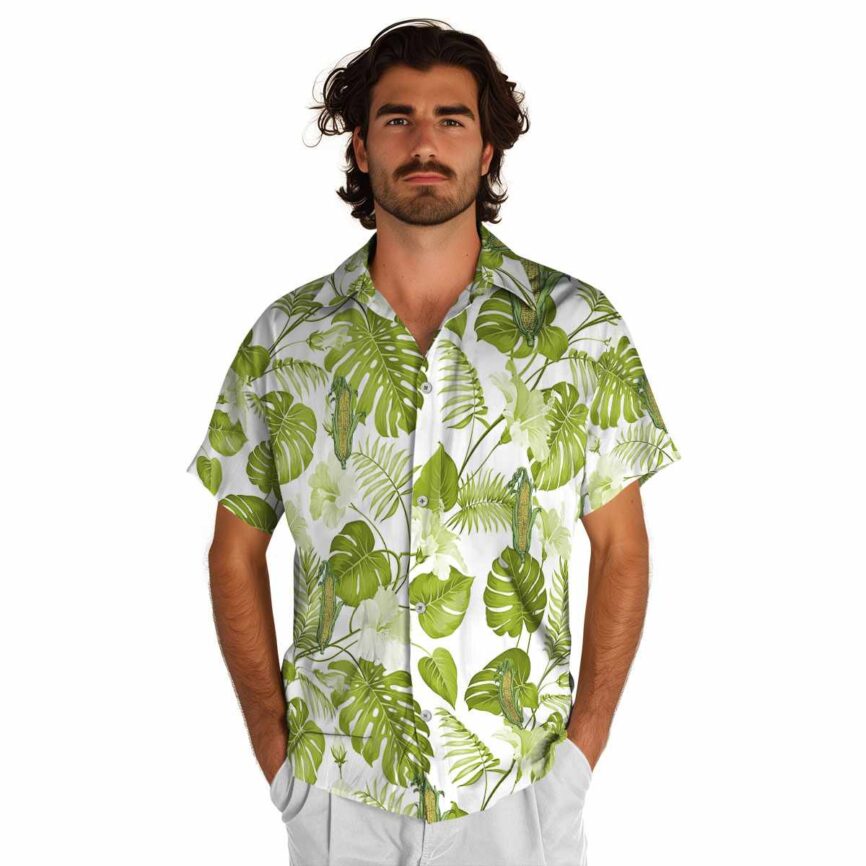 Corn Leaf Pattern Hawaiian Shirt New Arrival