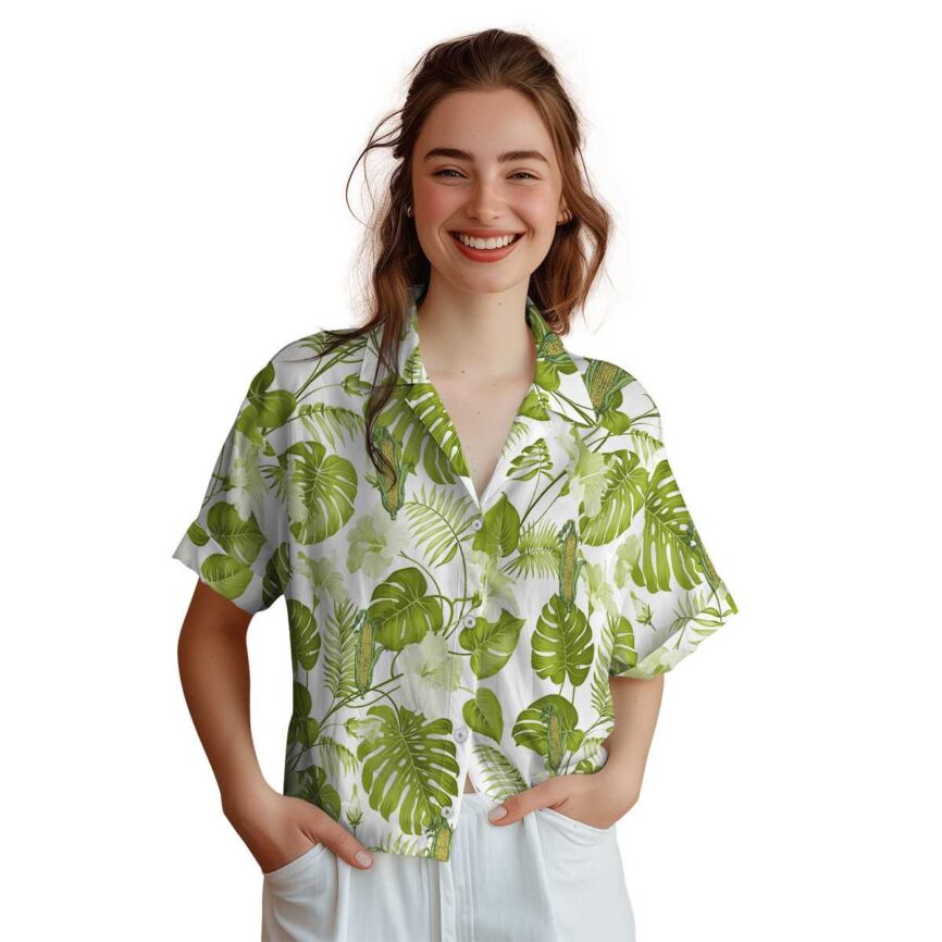 Corn Leaf Pattern Hawaiian Shirt Top rated