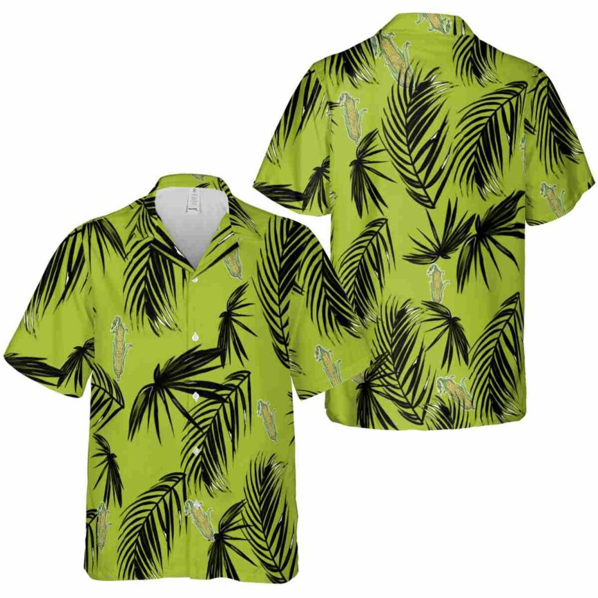 Corn Monochrome Palm Hawaiian Shirt Premium grade