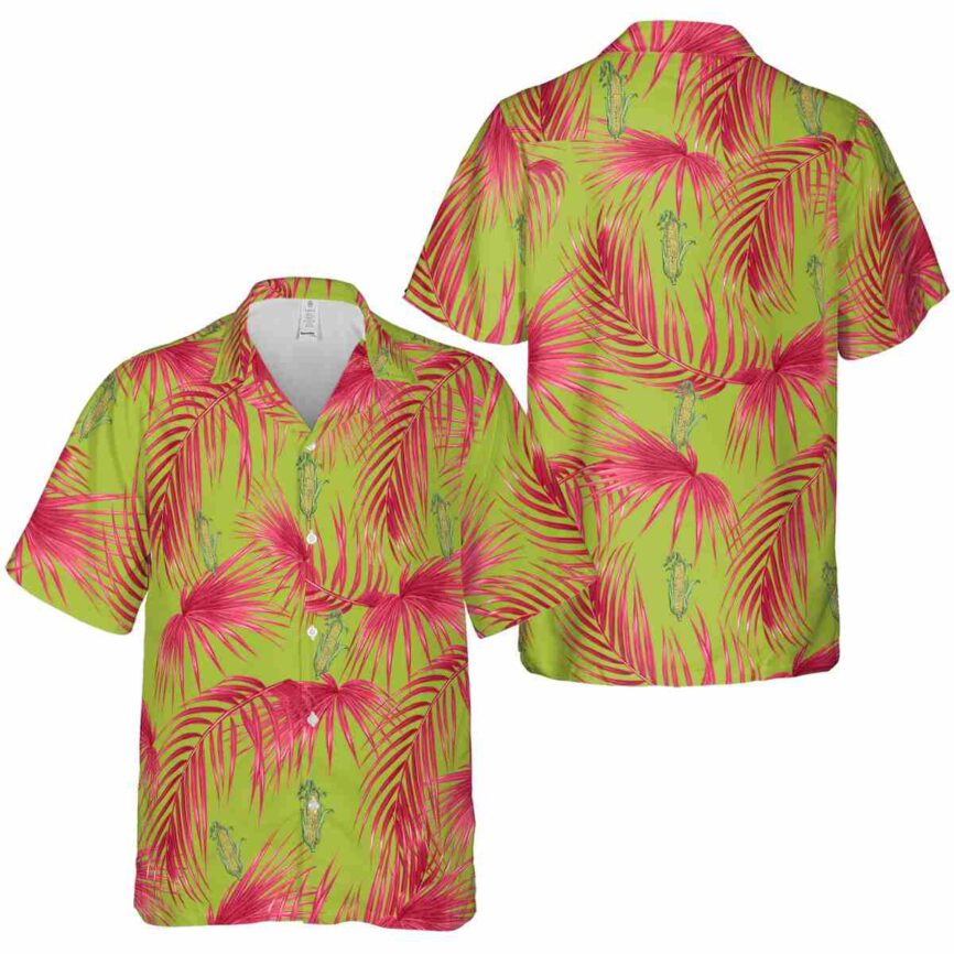 Corn Palm Frond Hawaiian Shirt Premium grade