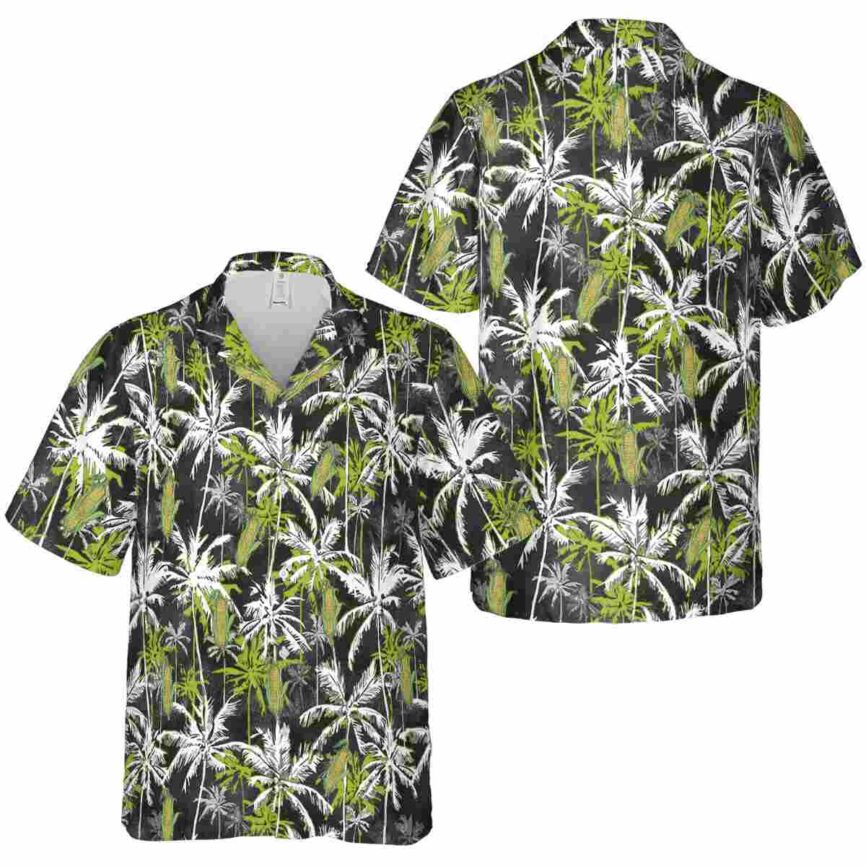 Corn Palm Themed Hawaiian Shirt Premium grade