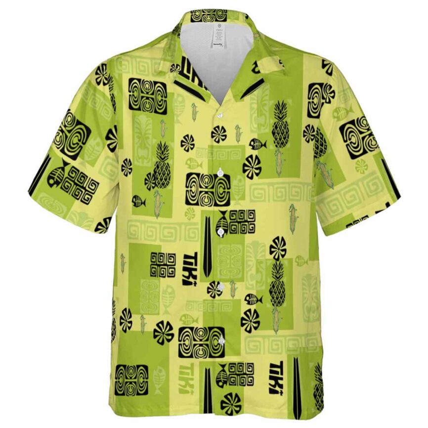 Corn Tiki Motifs Hawaiian Shirt Fashion forward