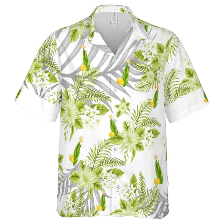 Corn Tropical Blossom Hawaiian Shirt Fashion forward