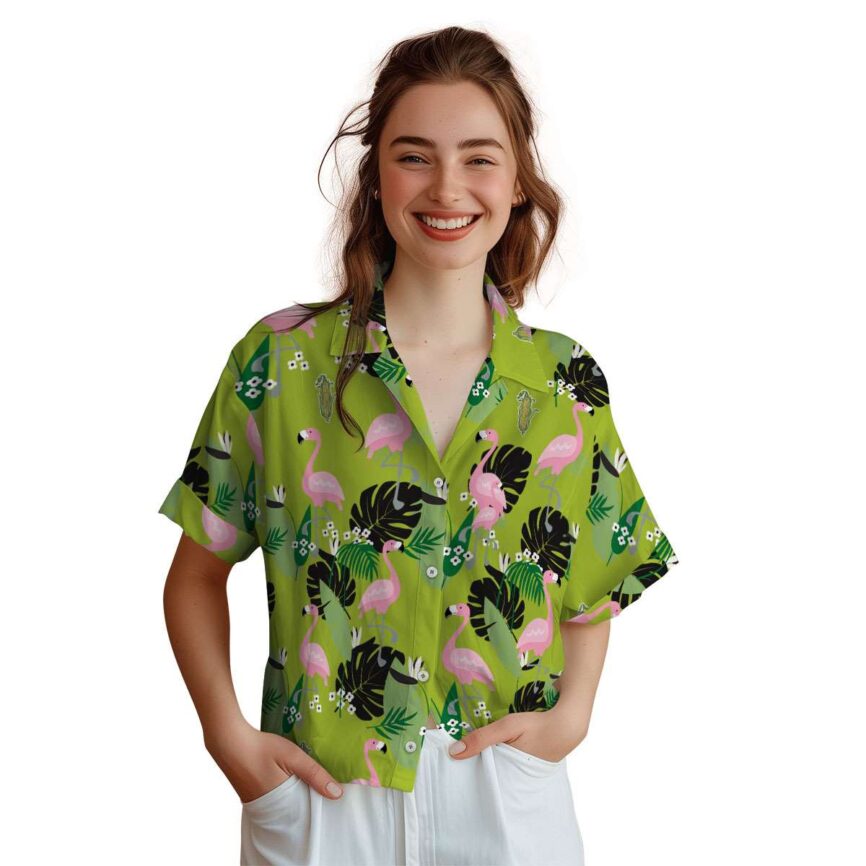 Corn Tropical Flamingo Hawaiian Shirt Top rated