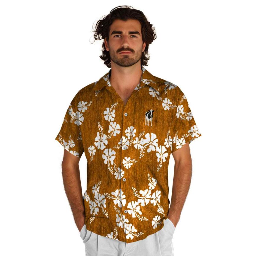 Cow Hibiscus Blossom Hawaiian Shirt New Arrival