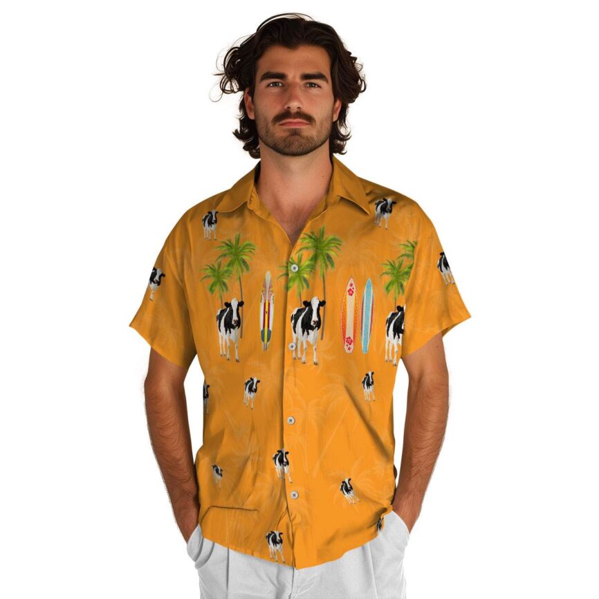 Cow Island Theme Hawaiian Shirt New Arrival