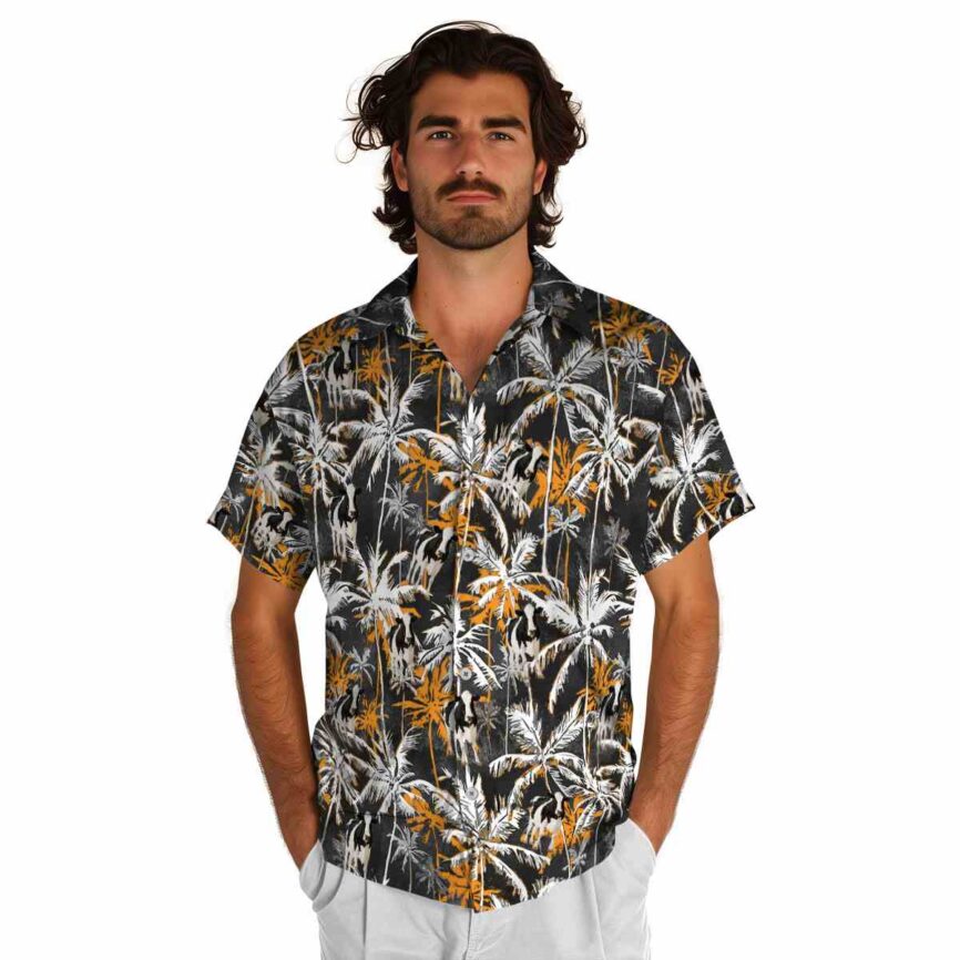 Cow Palm Themed Hawaiian Shirt New Arrival