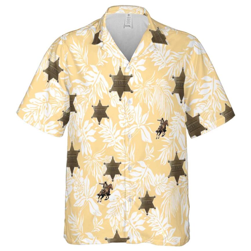 Cowboy Bold Foliage Hawaiian Shirt Fashion forward