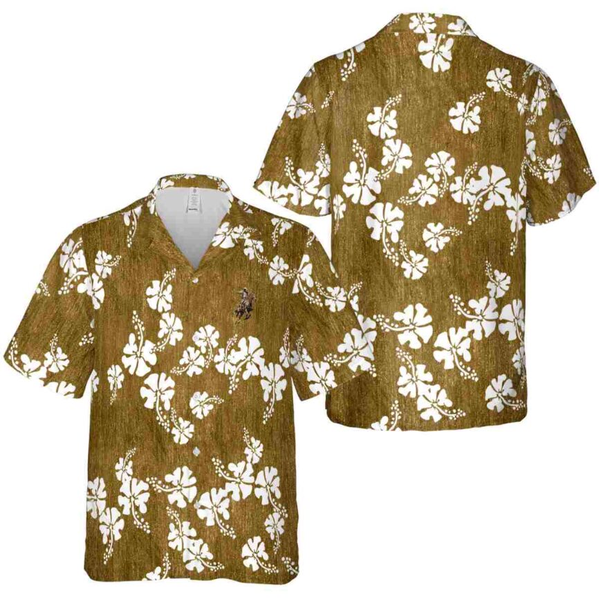 Cowboy Hibiscus Blossom Hawaiian Shirt Premium grade