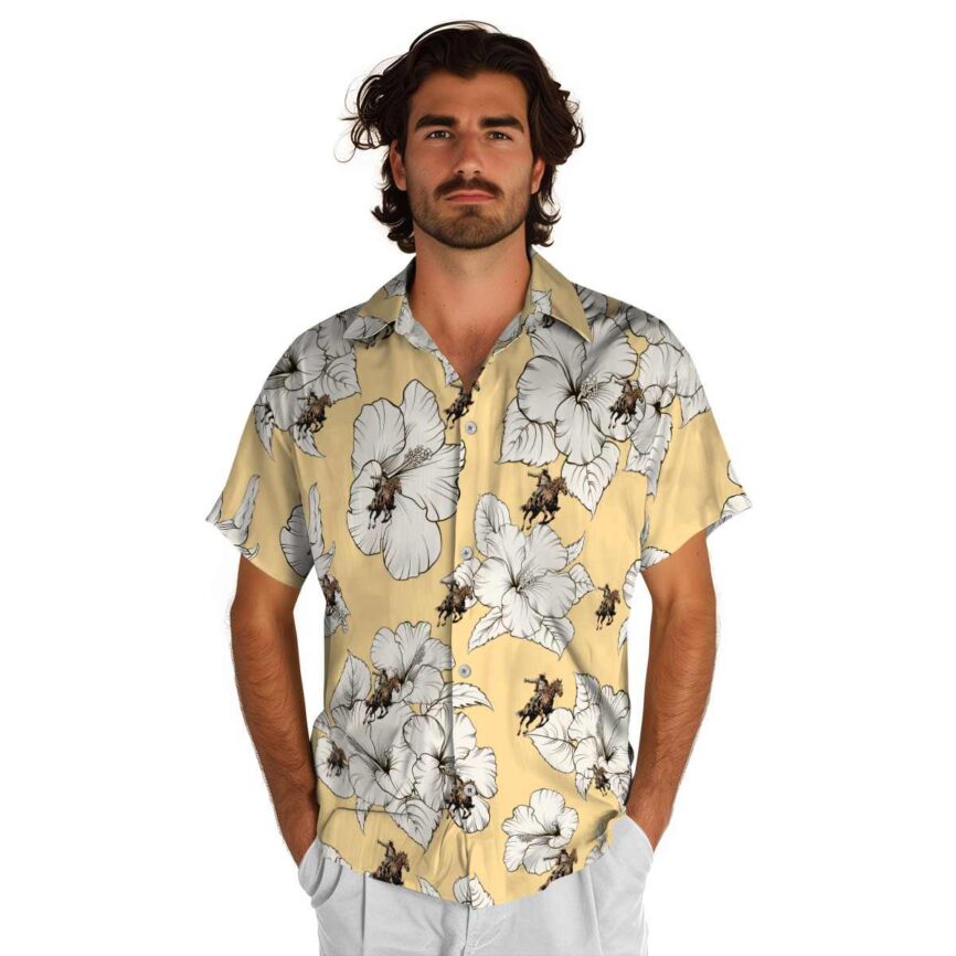 Cowboy Hibiscus Flower Hawaiian Shirt New Arrival