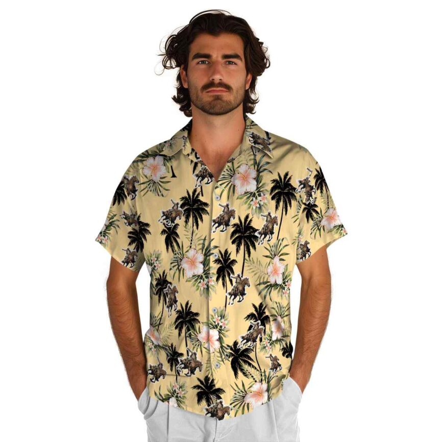 Cowboy Hibiscus Palm Hawaiian Shirt New Arrival