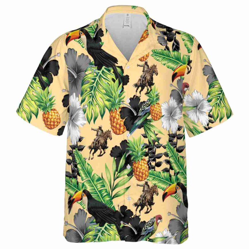 Cowboy Leafy Toucan Hawaiian Shirt Fashion forward