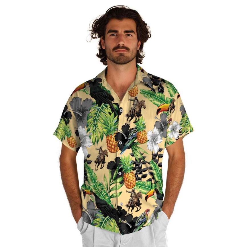 Cowboy Leafy Toucan Hawaiian Shirt New Arrival