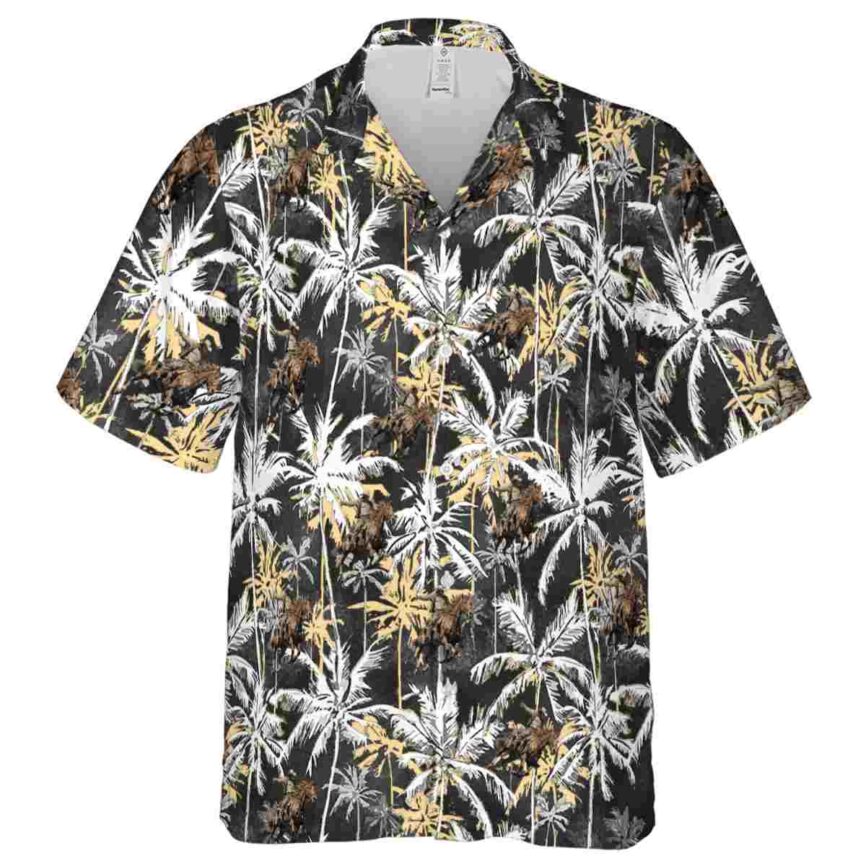 Cowboy Palm Themed Hawaiian Shirt Fashion forward