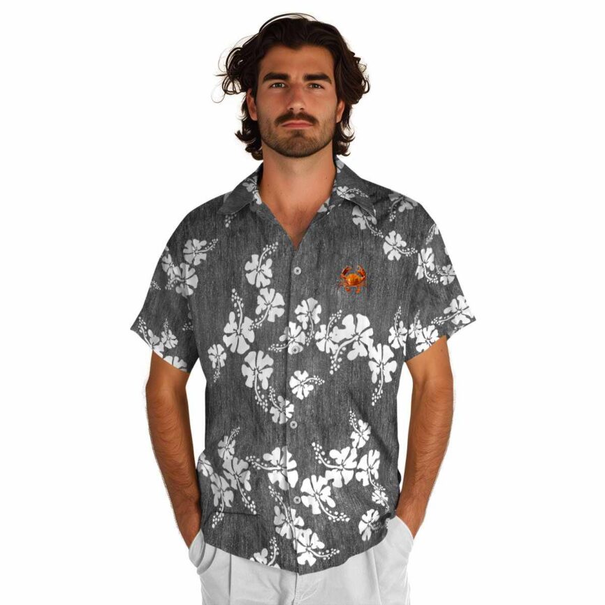 Crab Hibiscus Blossom Hawaiian Shirt New Arrival