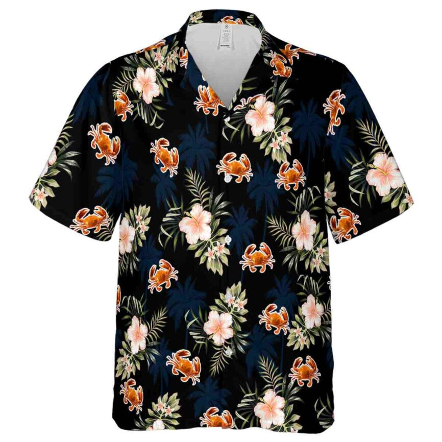 Crab Hibiscus Palm Hawaiian Shirt Fashion forward