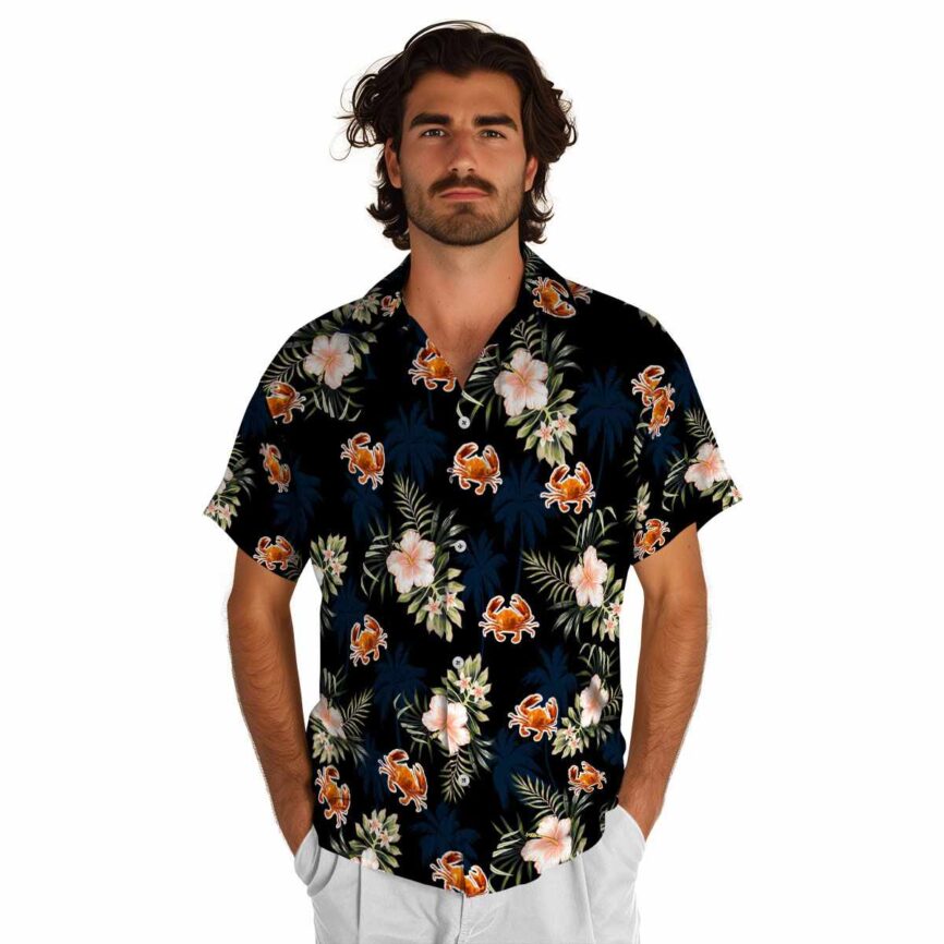 Crab Hibiscus Palm Hawaiian Shirt New Arrival