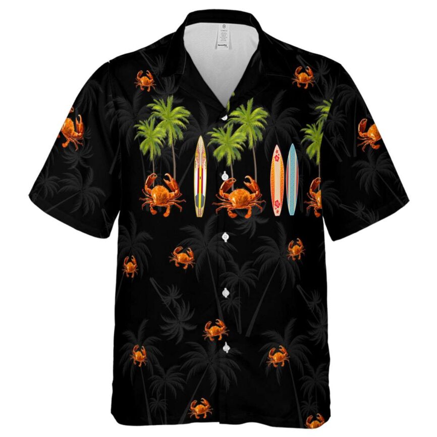 Crab Island Theme Hawaiian Shirt Fashion forward