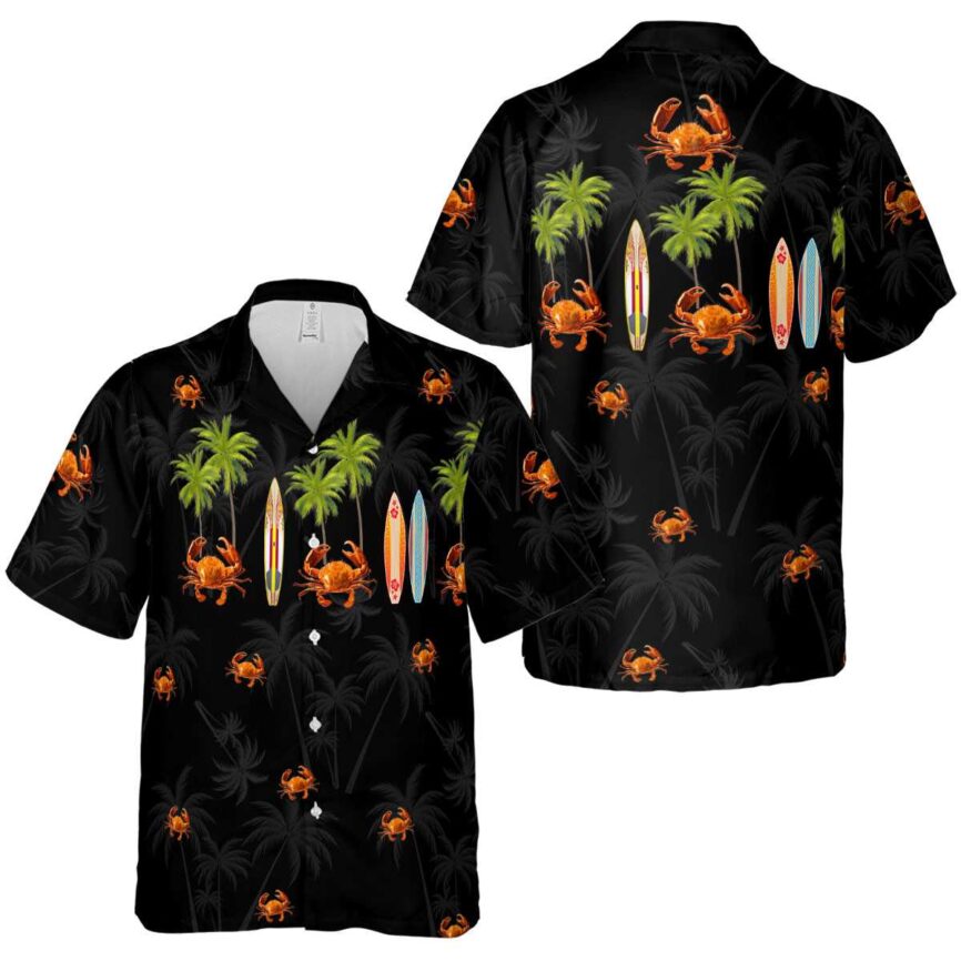 Crab Island Theme Hawaiian Shirt Premium grade