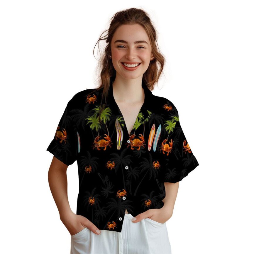 Crab Island Theme Hawaiian Shirt Top rated