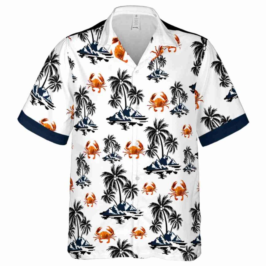 Crab Palm Island Graphic Hawaiian Shirt Fashion forward