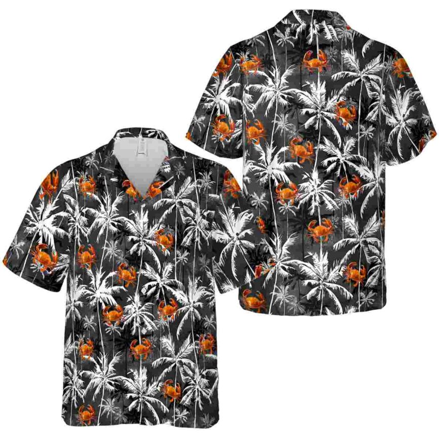 Crab Palm Themed Hawaiian Shirt Premium grade