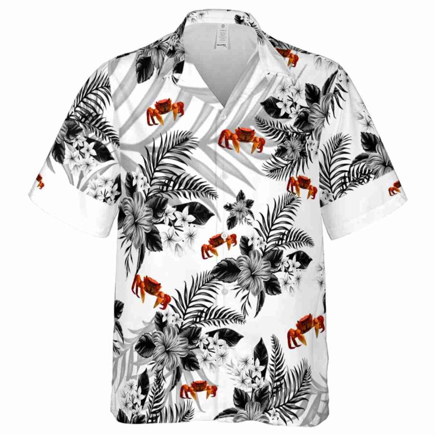 Crab Tropical Blossom Hawaiian Shirt Fashion forward