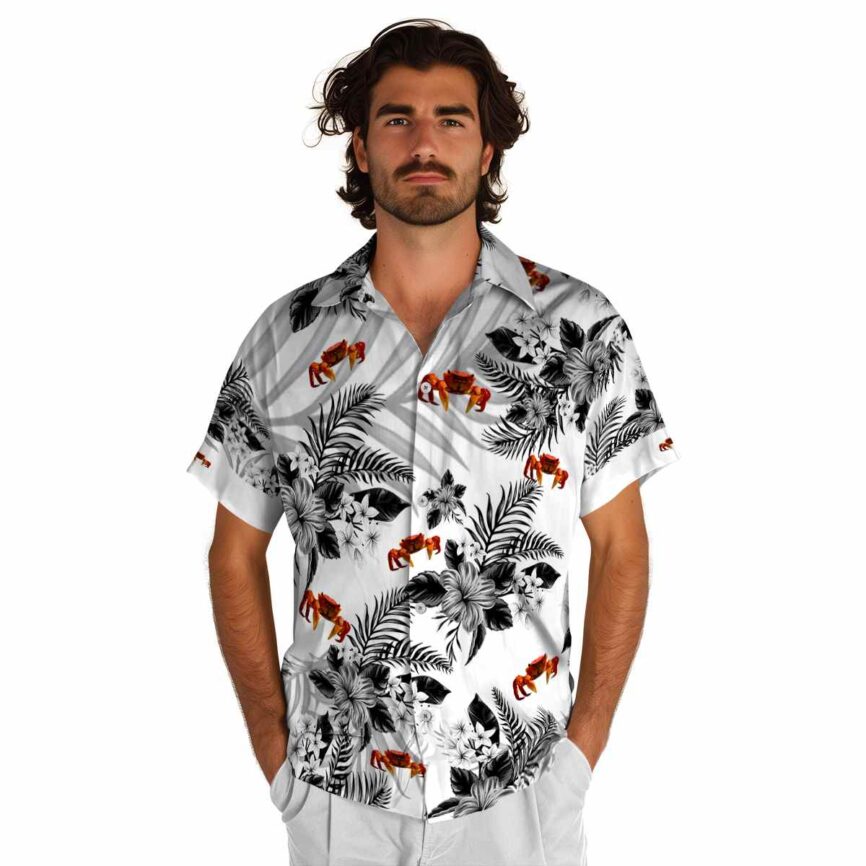 Crab Tropical Blossom Hawaiian Shirt New Arrival