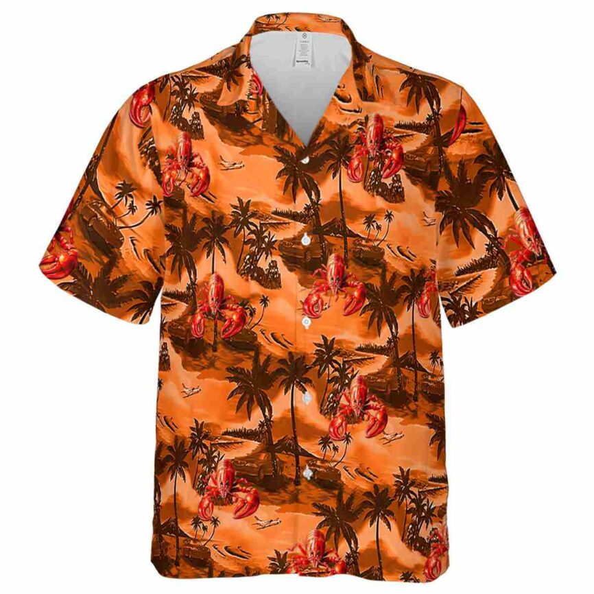 Crawfish Island Beach Hawaiian Shirt Fashion forward