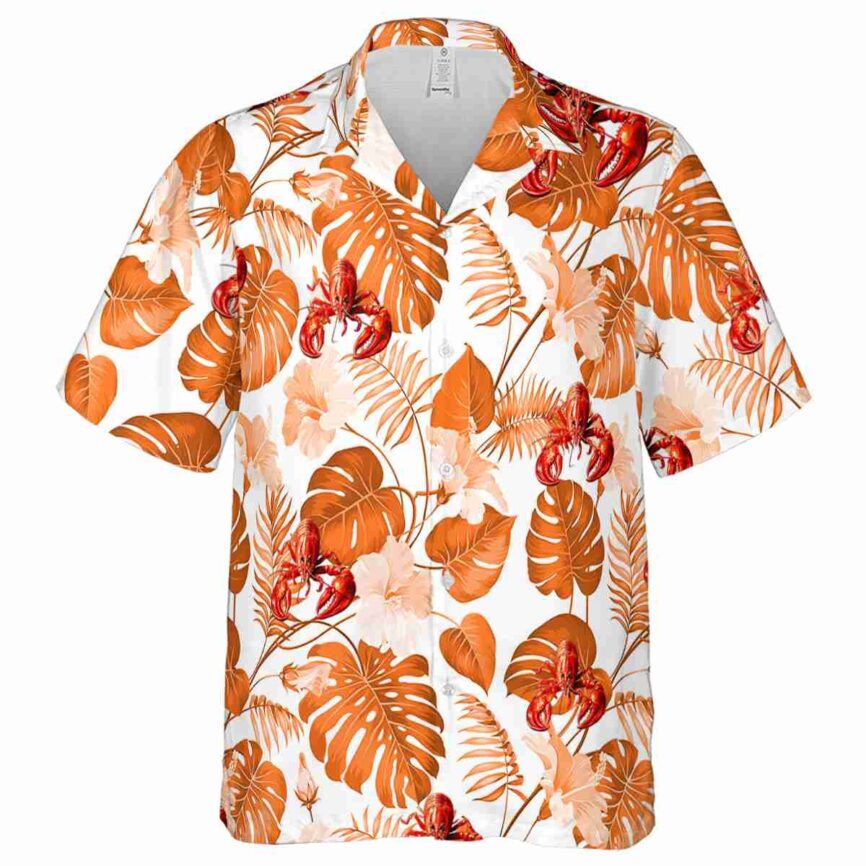 Crawfish Leaf Pattern Hawaiian Shirt Fashion forward