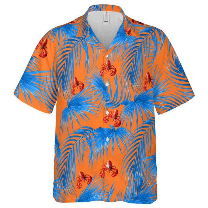 Crawfish Palm Frond Hawaiian Shirt Fashion forward