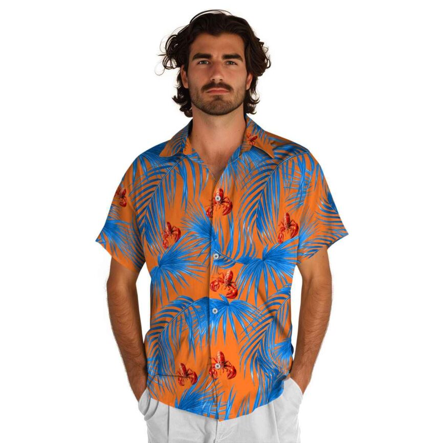 Crawfish Palm Frond Hawaiian Shirt New Arrival