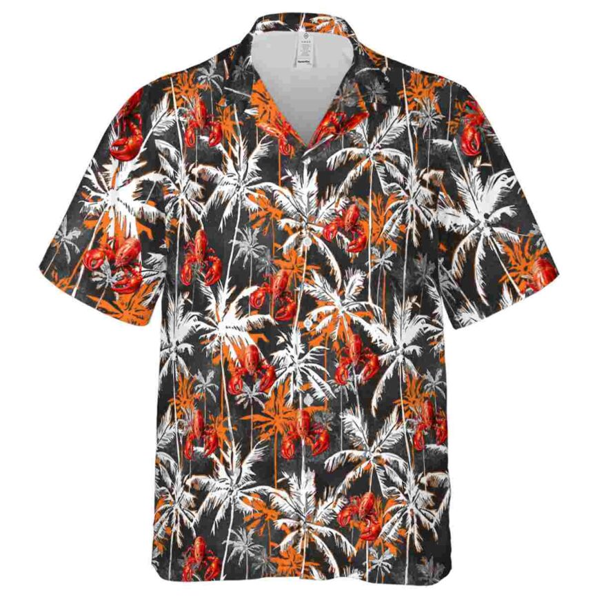 Crawfish Palm Themed Hawaiian Shirt Fashion forward