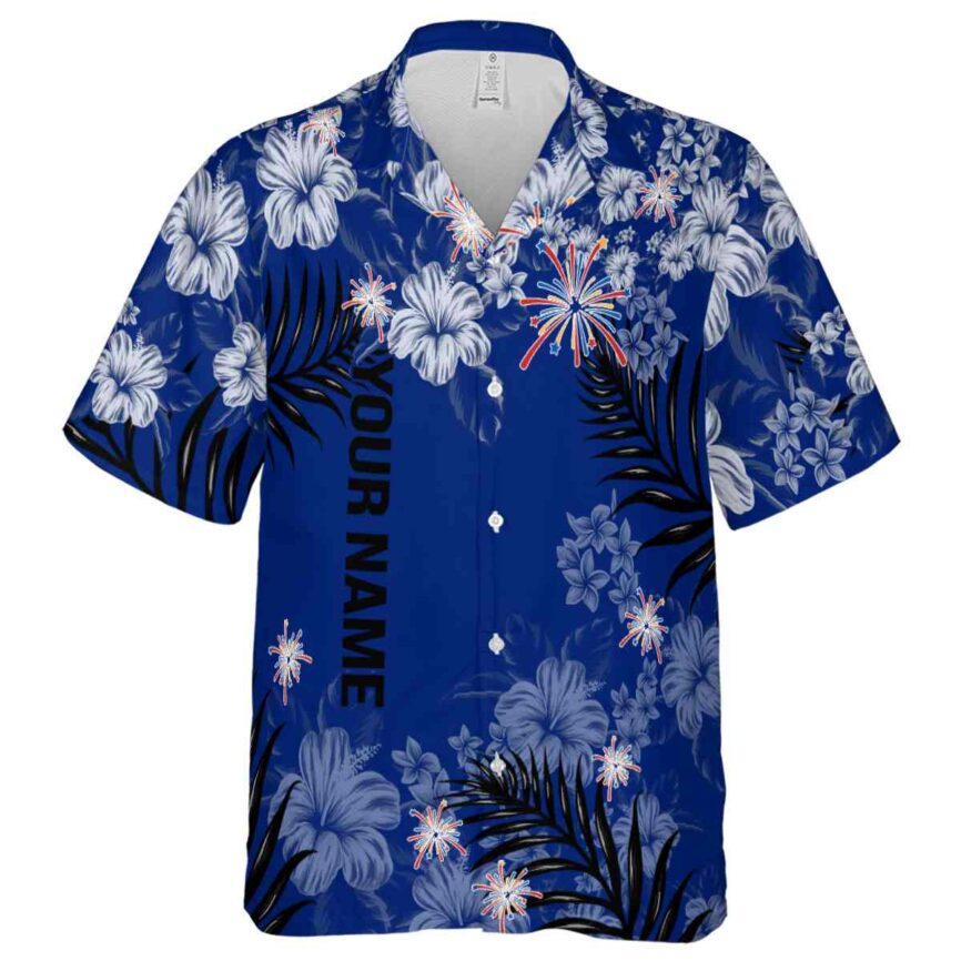 Custom 4th Of July Hibiscus Pattern Hawaiian Shirt Fashion forward