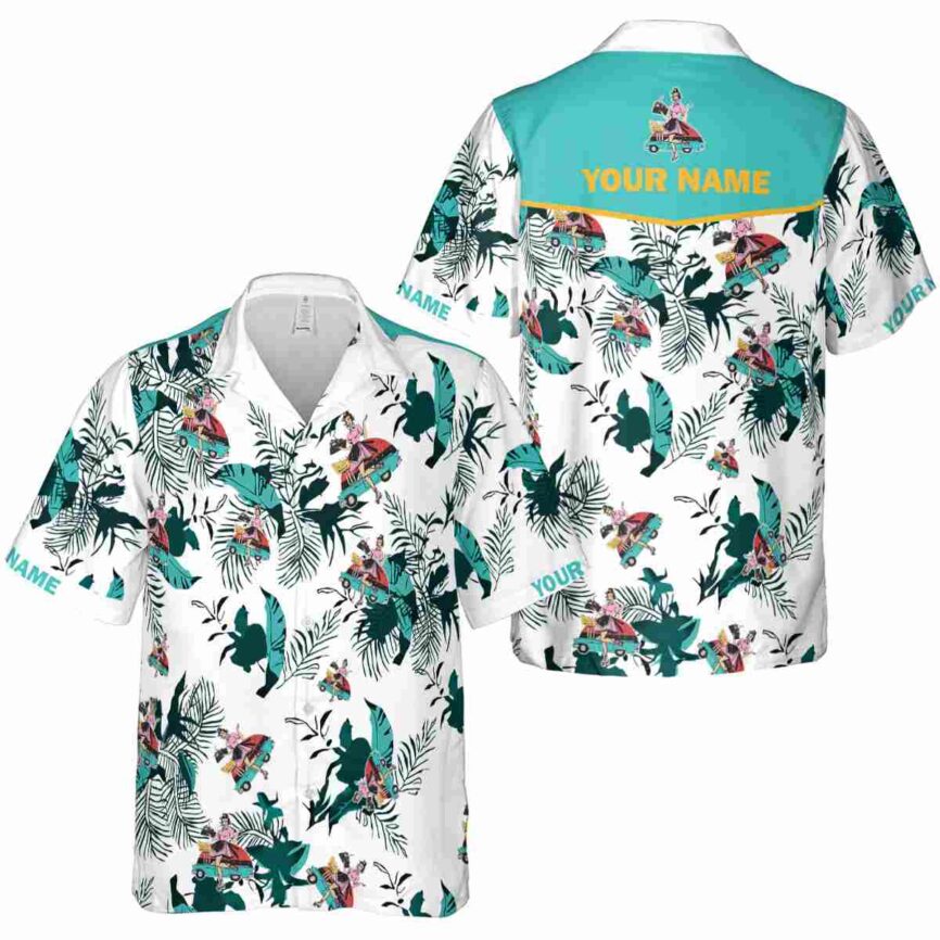 Custom 50s Leafy Accents Hawaiian Shirt Premium grade