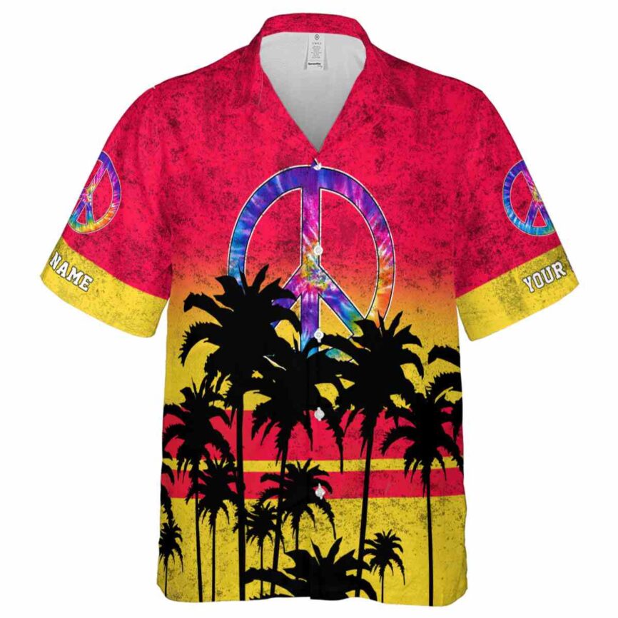 Custom 60s Sunset Gradient Hawaiian Shirt Fashion forward