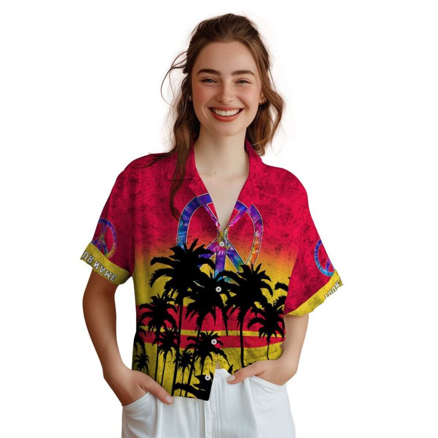 Custom 60s Sunset Gradient Hawaiian Shirt Top rated