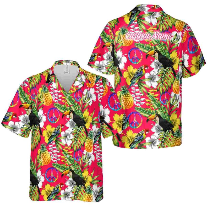 Custom 60s Toucan Bird Hawaiian Shirt Premium grade