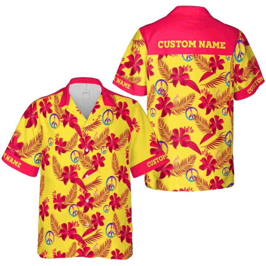 Custom 60s Tropical Flower Hawaiian Shirt Premium grade