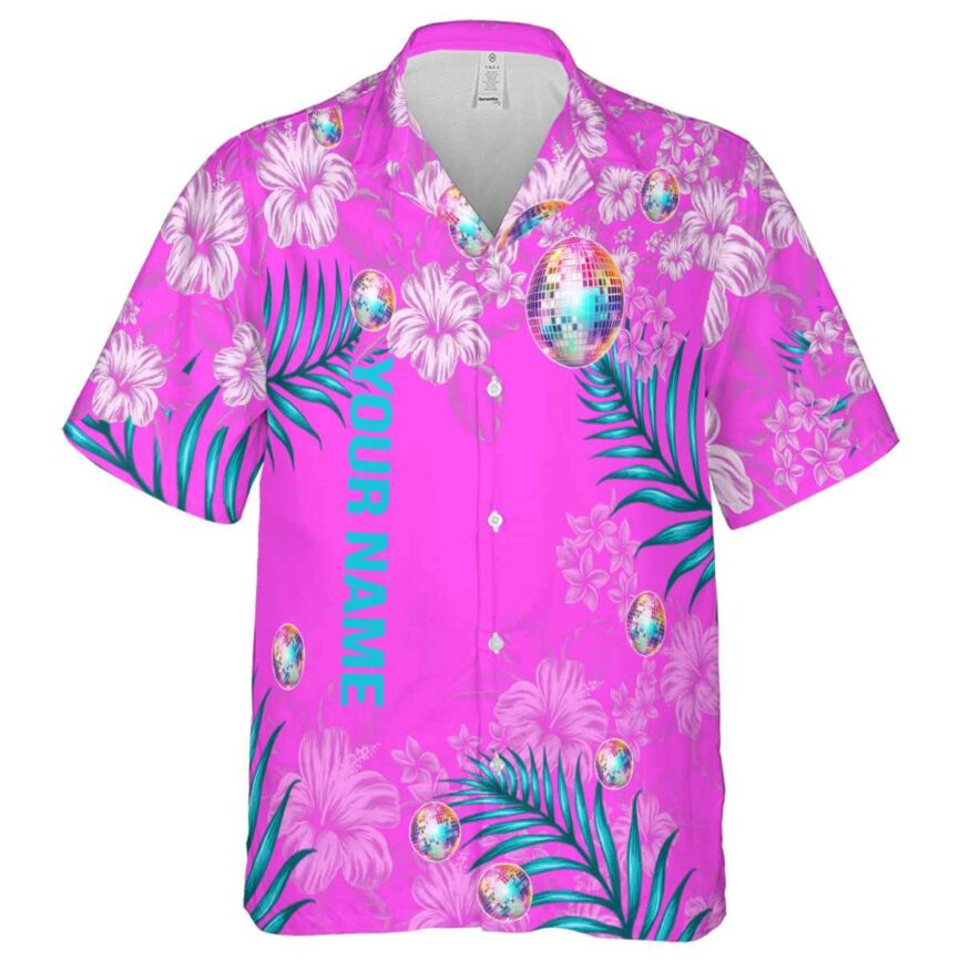 Custom 70s Hibiscus Pattern Hawaiian Shirt Fashion forward