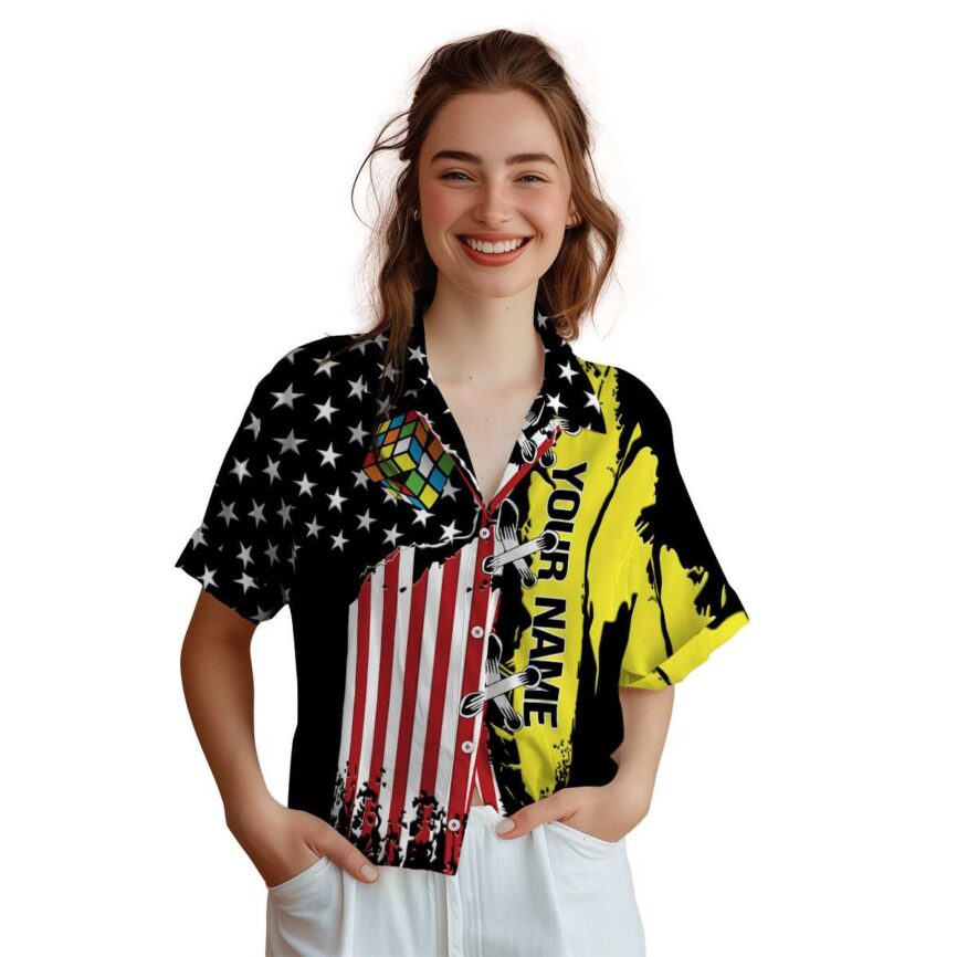 Custom 80s Flag Stitches Hawaiian Shirt Top rated